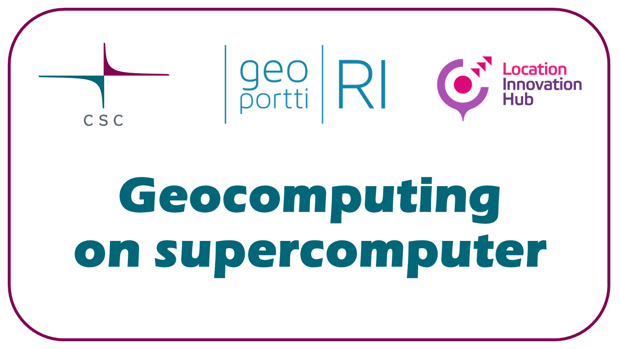 Geocomputing course  documentation - Home